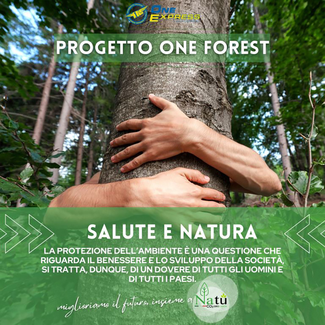 One Express rinnova il progetto ONE FOREST in occasione della Giornata Nazionale degli Alberi
